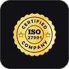 iso certified badge
